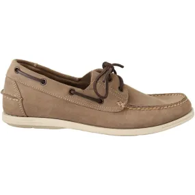 Pollini Elegant Beige Suede Moccasins for the Discerning Gentleman