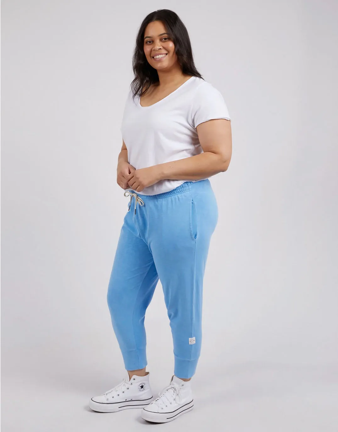 3/4 Brunch Pants - Hydrangea