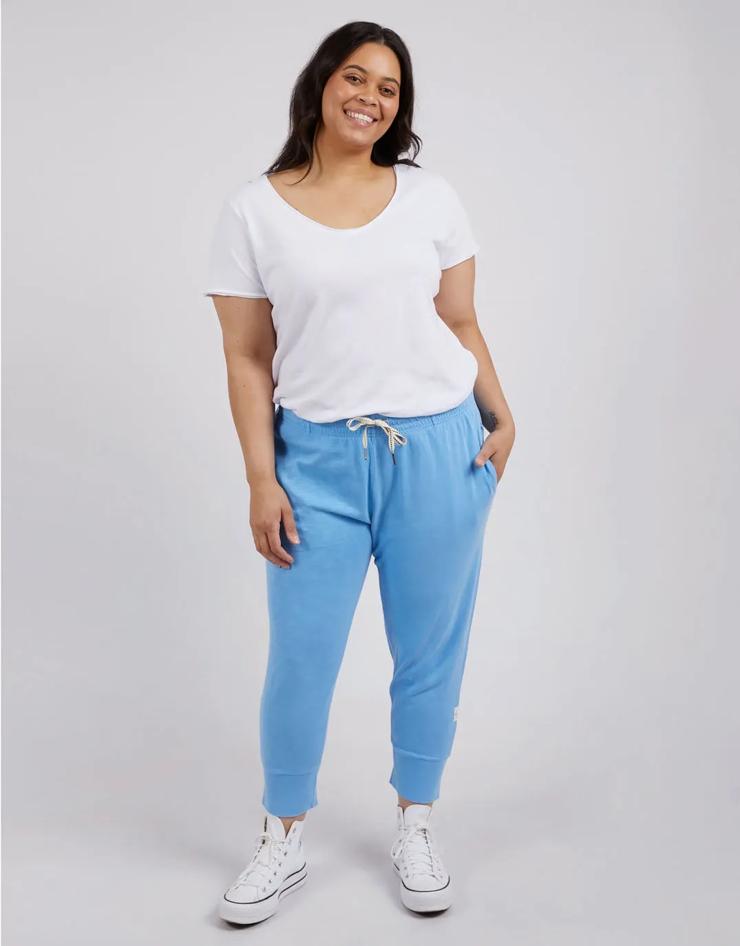 3/4 Brunch Pants - Hydrangea