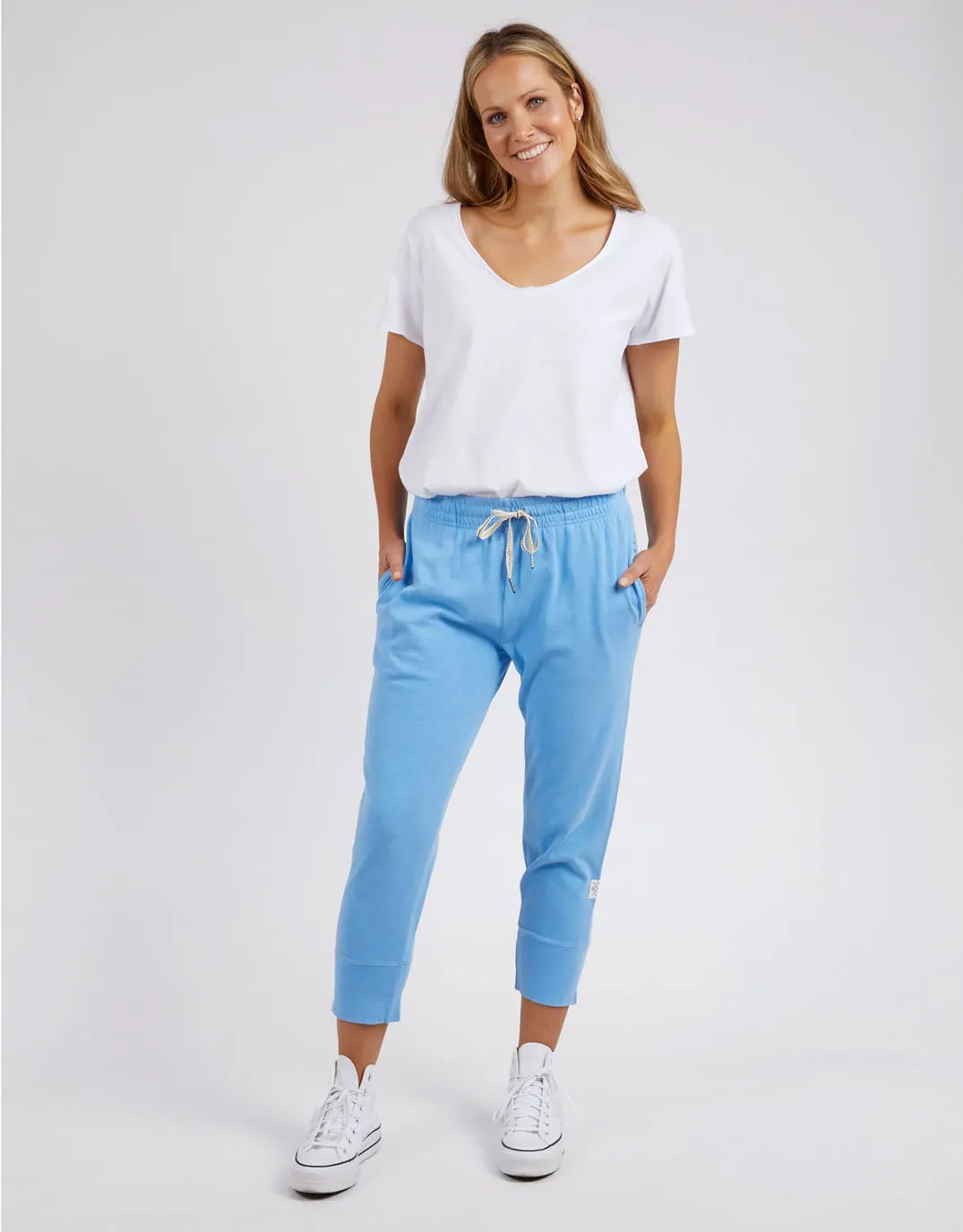 3/4 Brunch Pants - Hydrangea