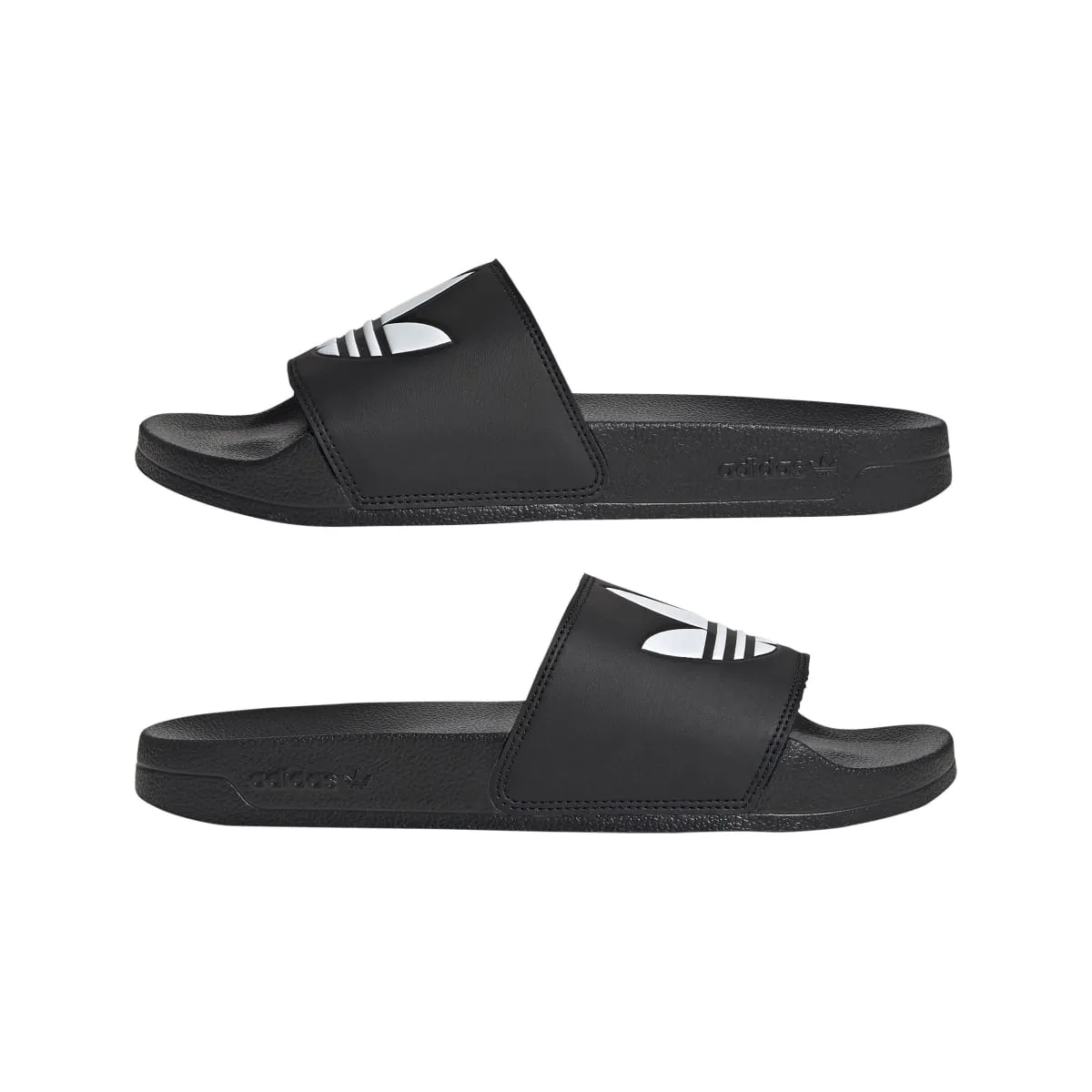 ADIDAS FU8298 ADILETTE LITE MN'S (Medium) Black/White/Black Synthetic Slide Sandals