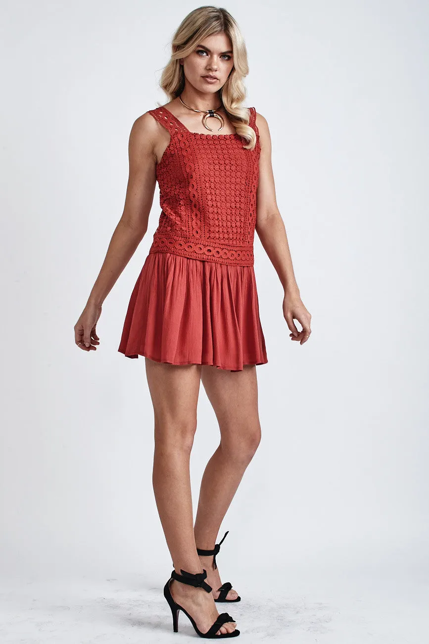 Alice Mini Dress Red