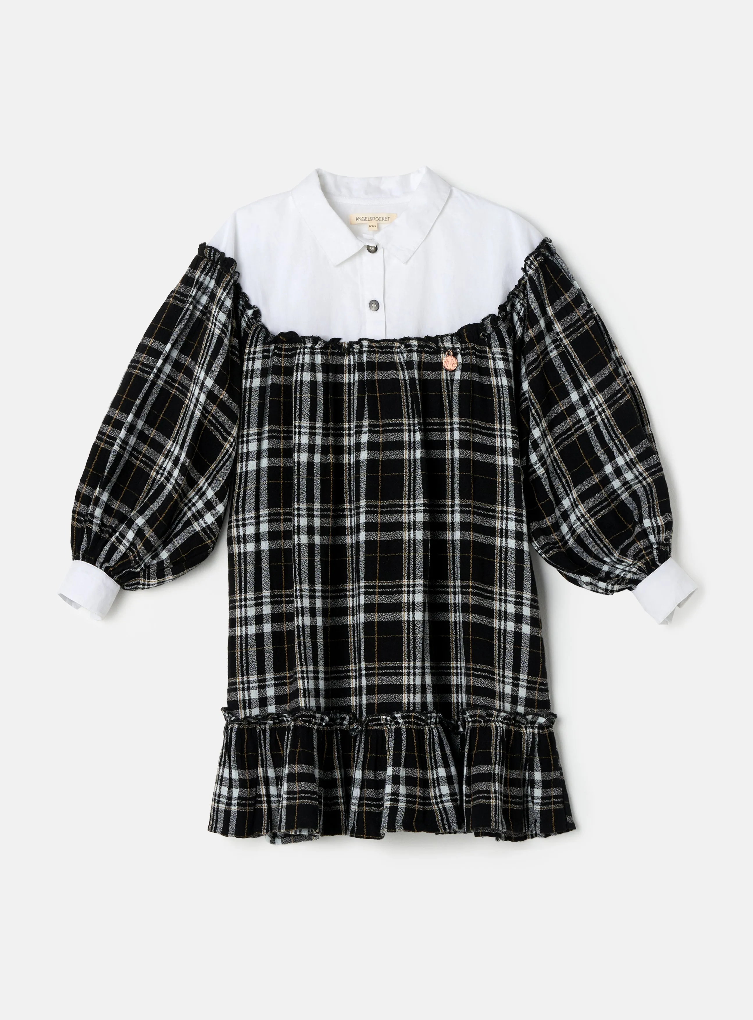 Ashley Check Shirt Dress