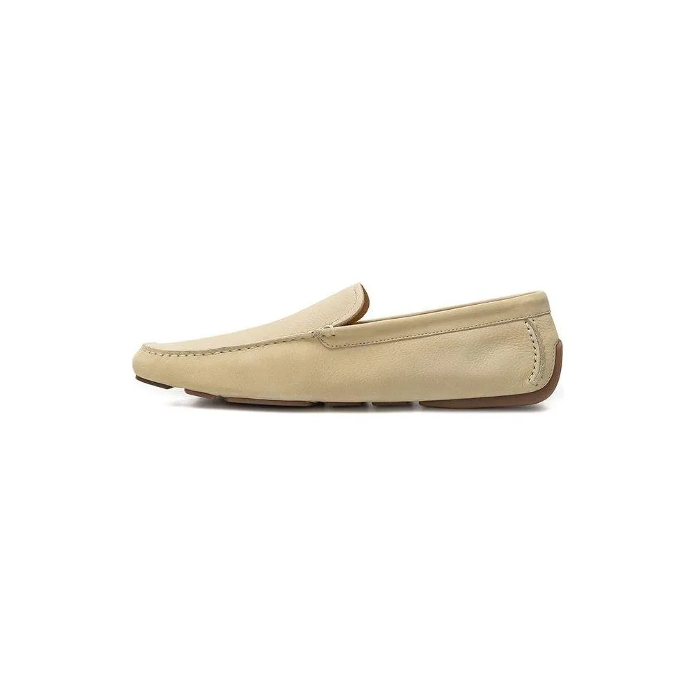 Bally Beige Leather Loafer