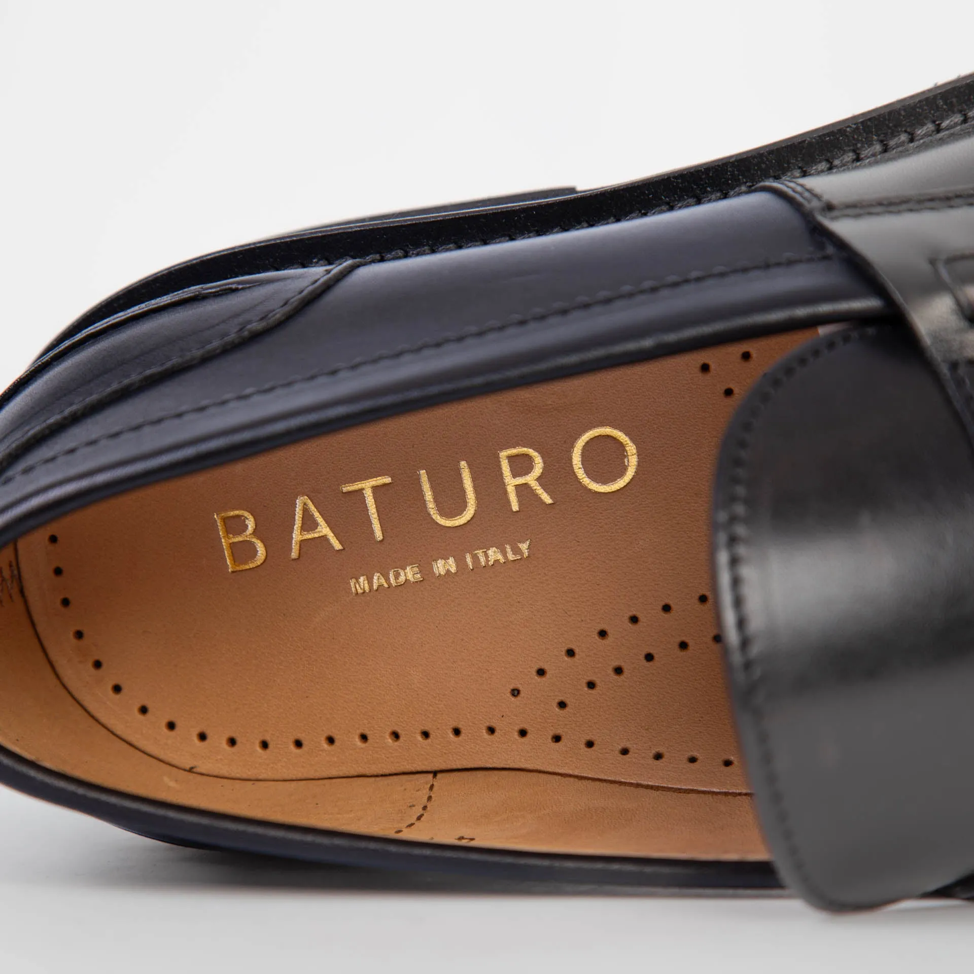 BATURO CALZATURE LOAFERS 784 PRINCESS NERO BLACK