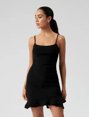 Bess Frill Hem Bodycon Mini Dress