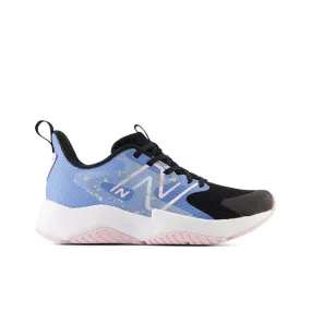 Big Girl New Balance Rave Run v2 Lace in Black/Blue Laguna/Light Raspberry