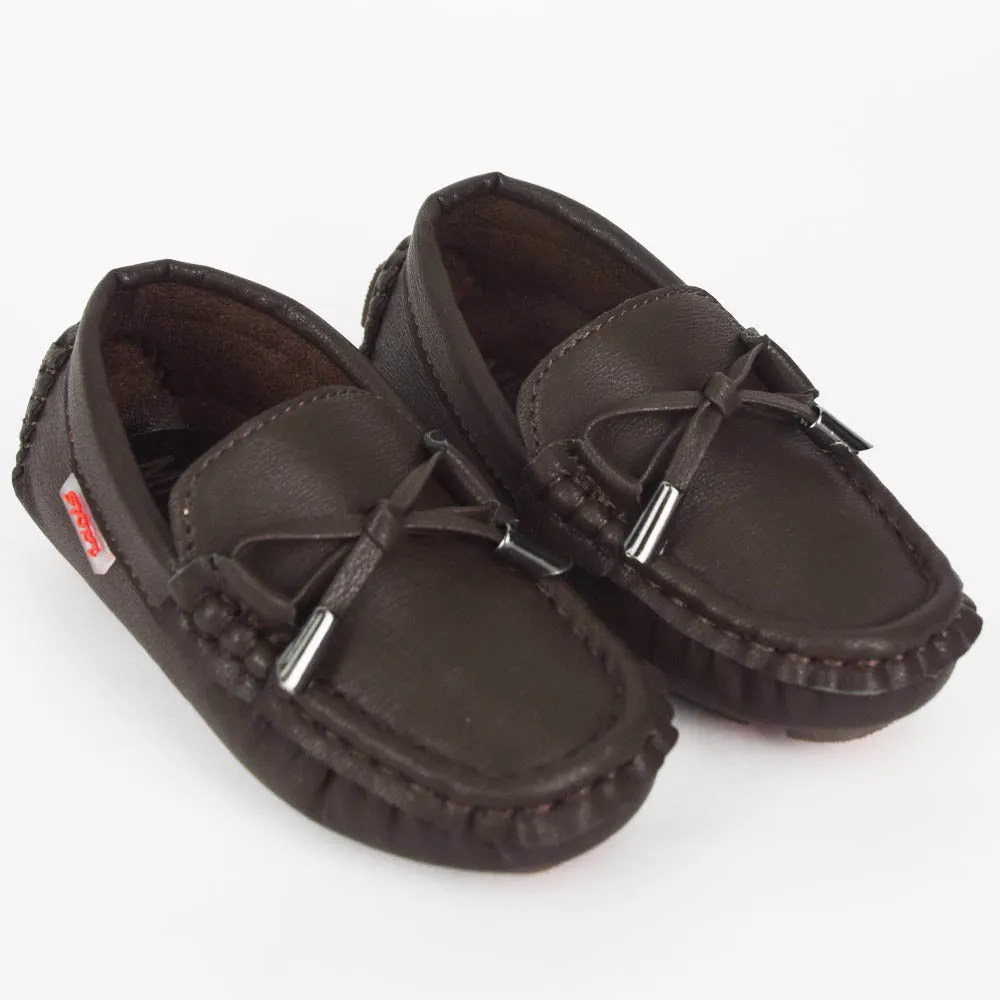 Black & Brown Slip On Loafers