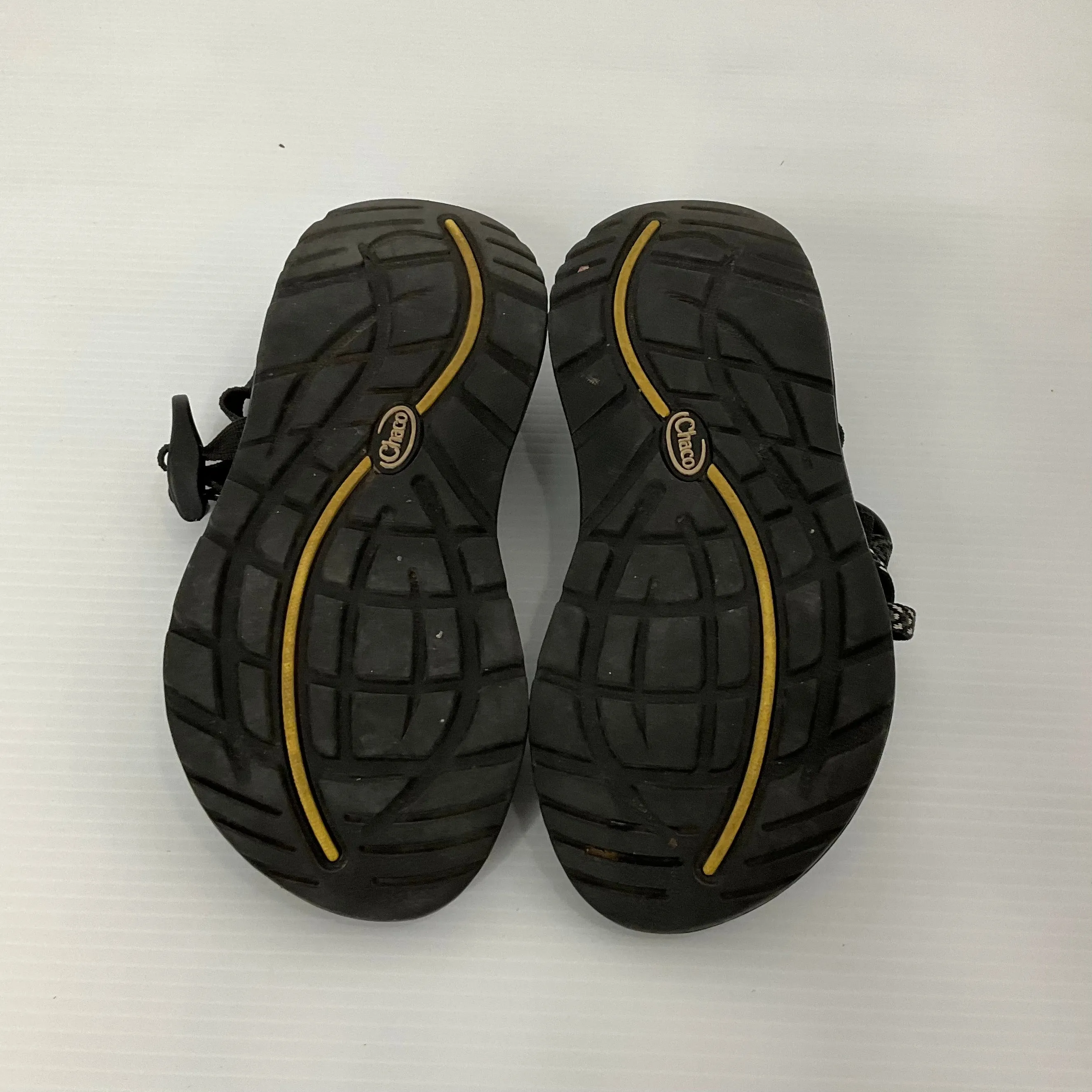 Black Sandals Flats Chacos, Size 5