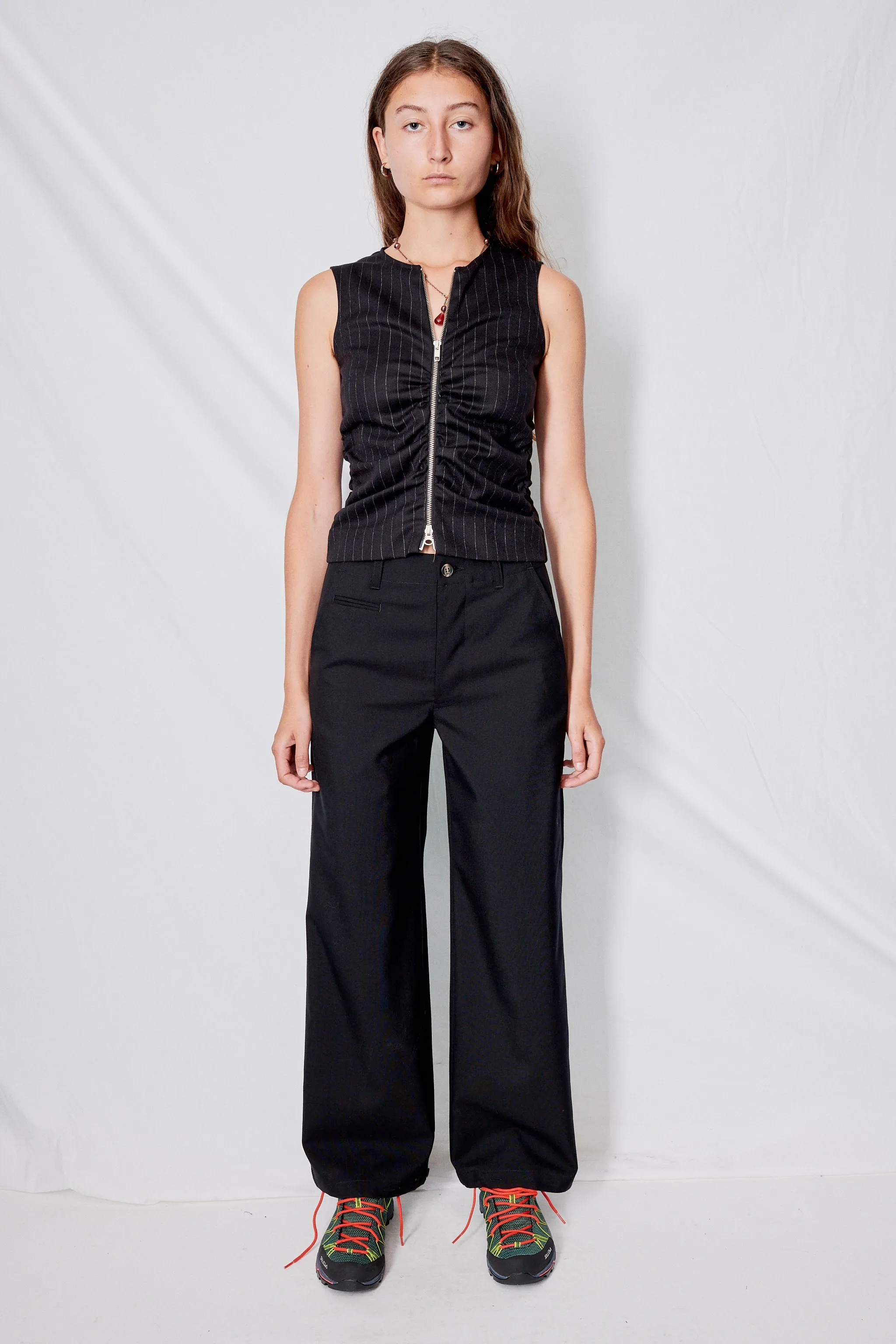 Black Suiting Full Pant