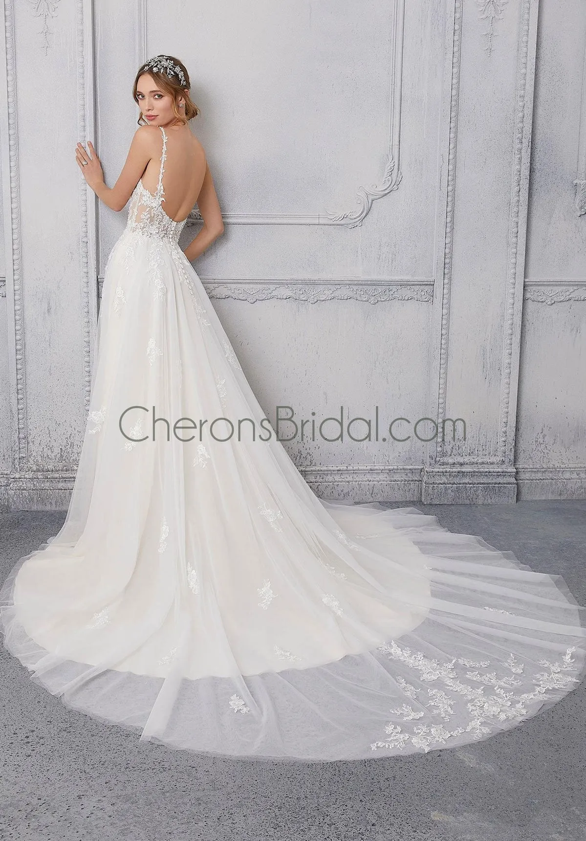 Blu - 5915 - Cipriana - Cheron's Bridal, Wedding Gown