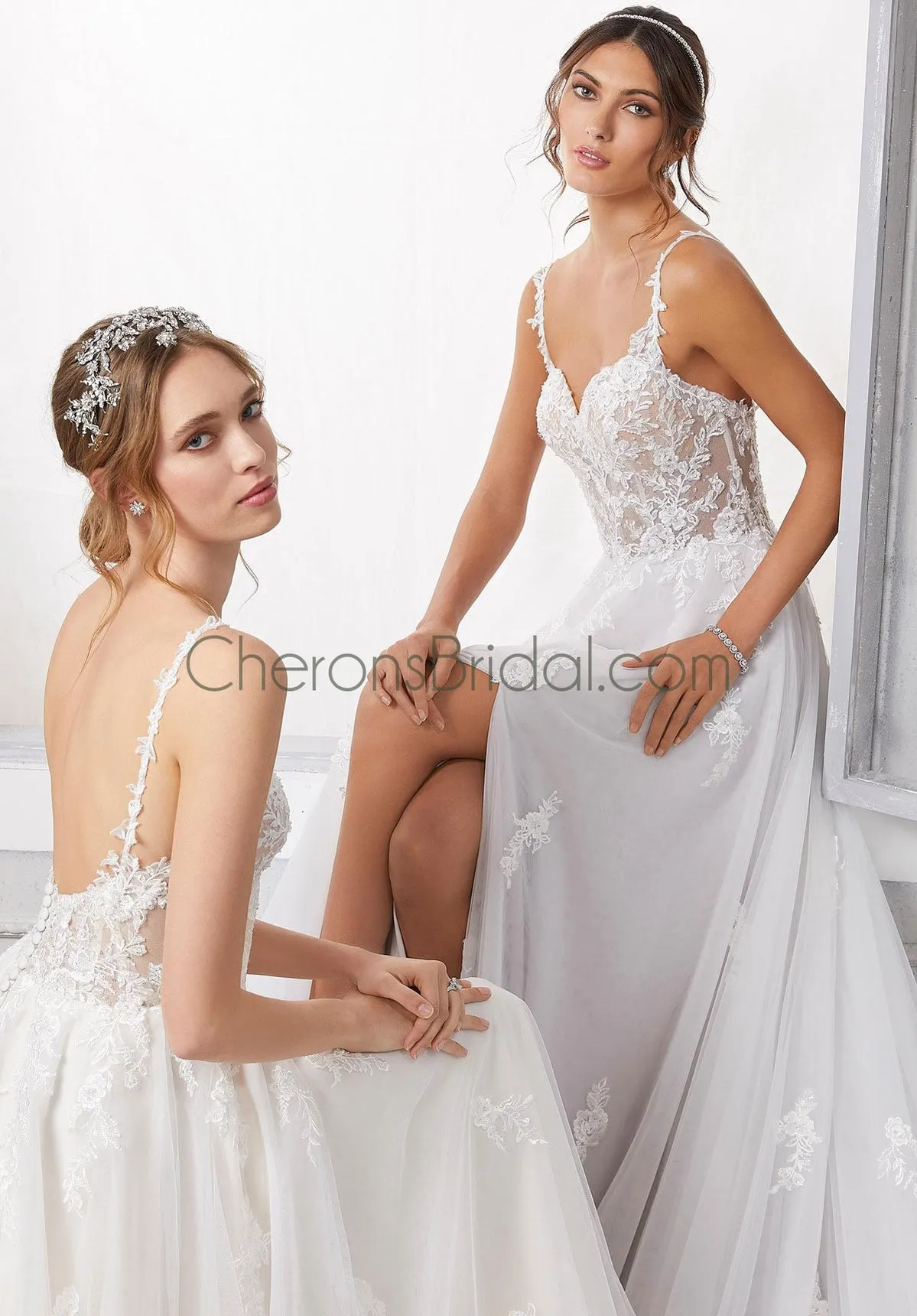 Blu - 5915 - Cipriana - Cheron's Bridal, Wedding Gown