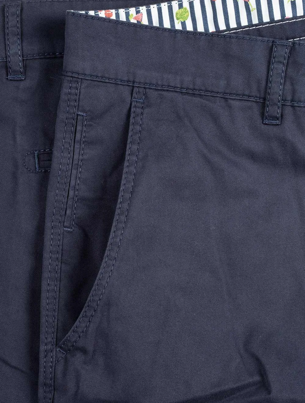 Blue Bristol Cotton Shorts