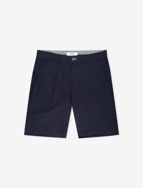 Blue Bristol Cotton Shorts