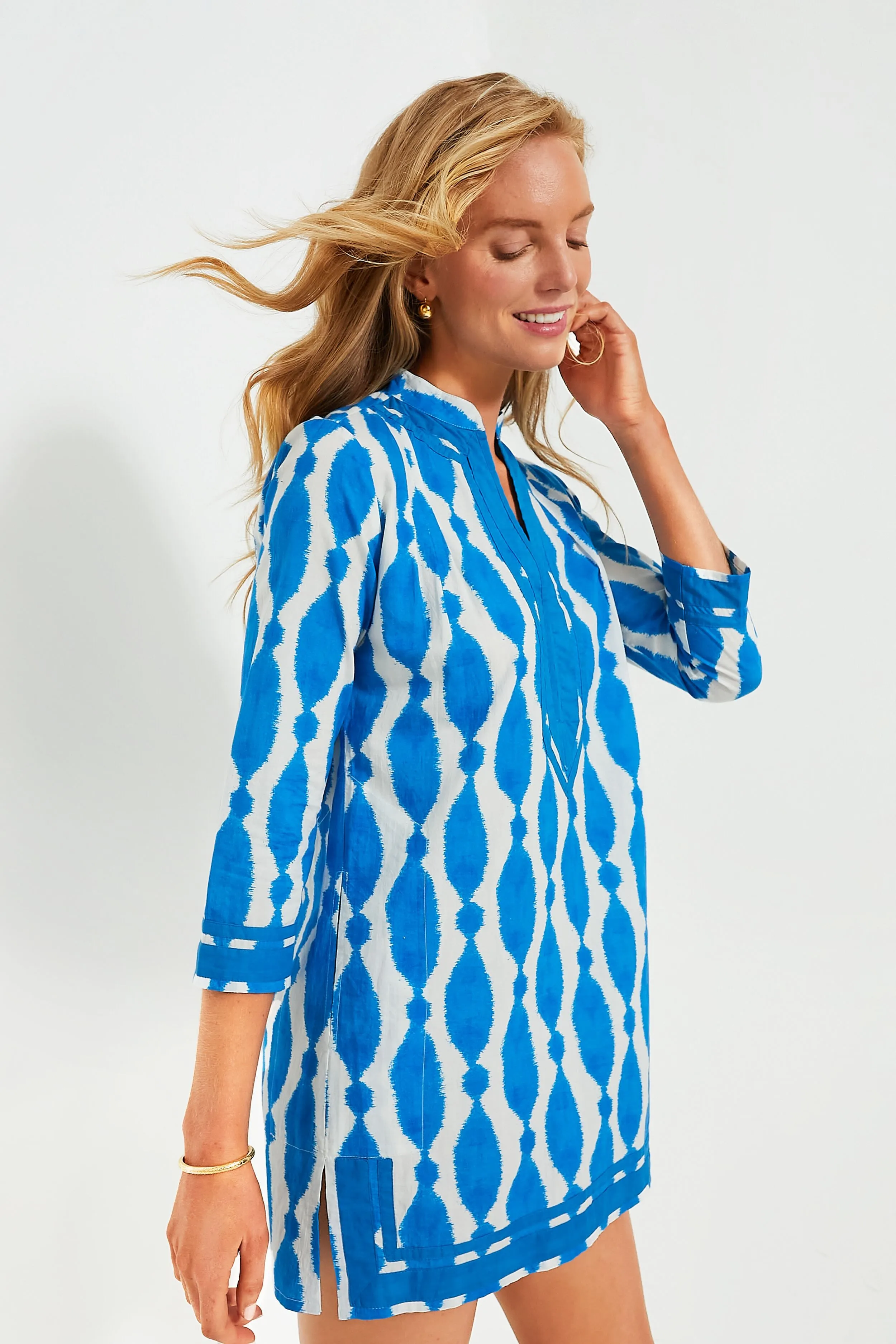 Blue Jalapa Tokyo Short Kurta Dress