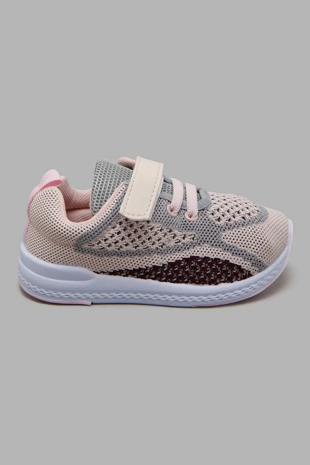 Blush Velcro Sneaker