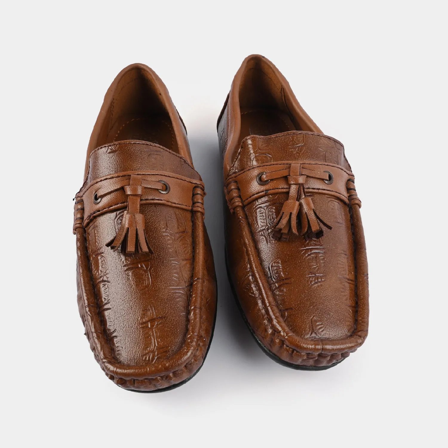 Boys Loafers 809-7-CAMEL