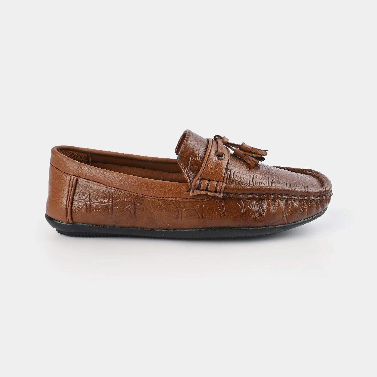 Boys Loafers 809-7-CAMEL