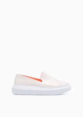 Bubble Gum Platform Loafers - Off-White