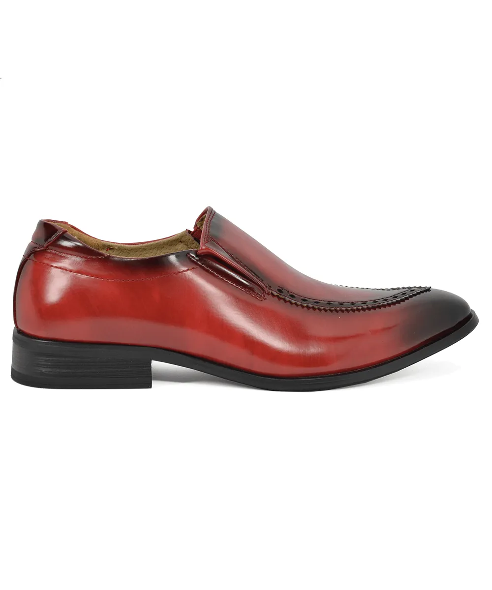 Burnt Red Formal Men's Loafers