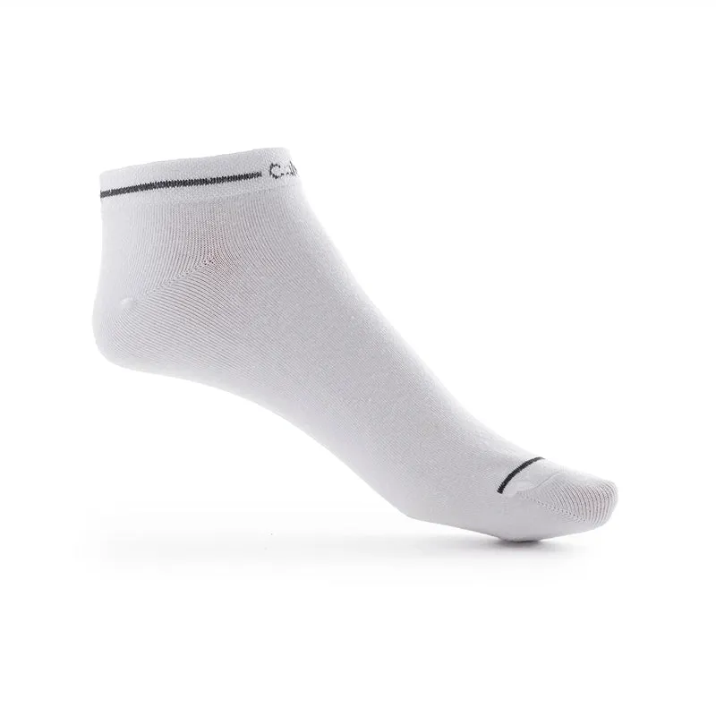 CALVIN KLEIN COTTON ANKLE 3-PACK SOCKS SU22