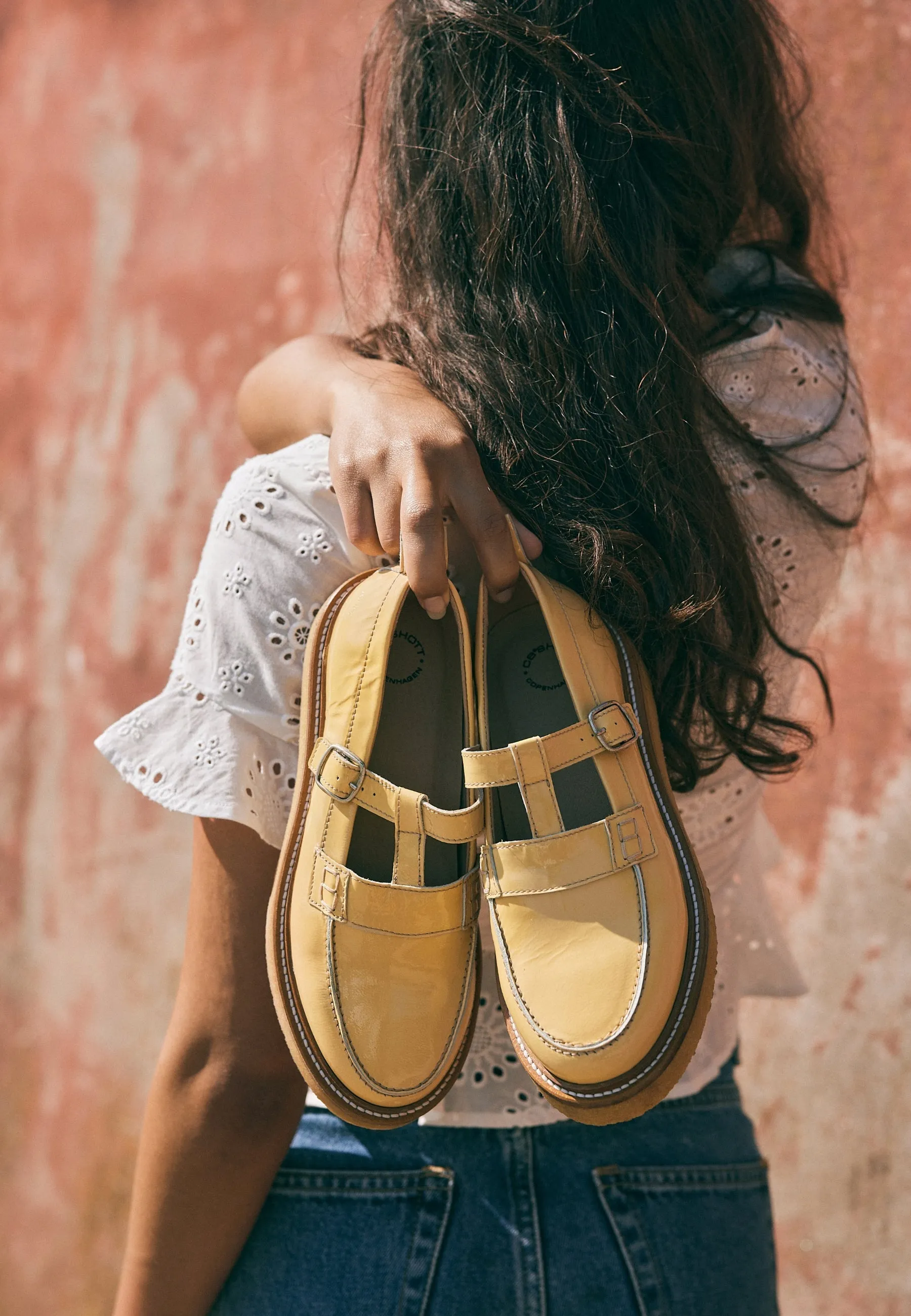 Casdea Yellow Patent Loafers