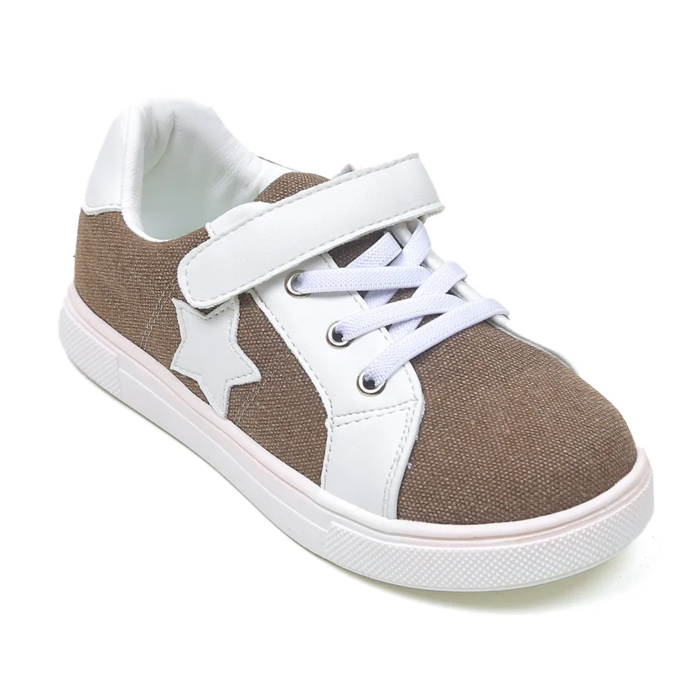 Casual Boys Sneakers - White / Brown