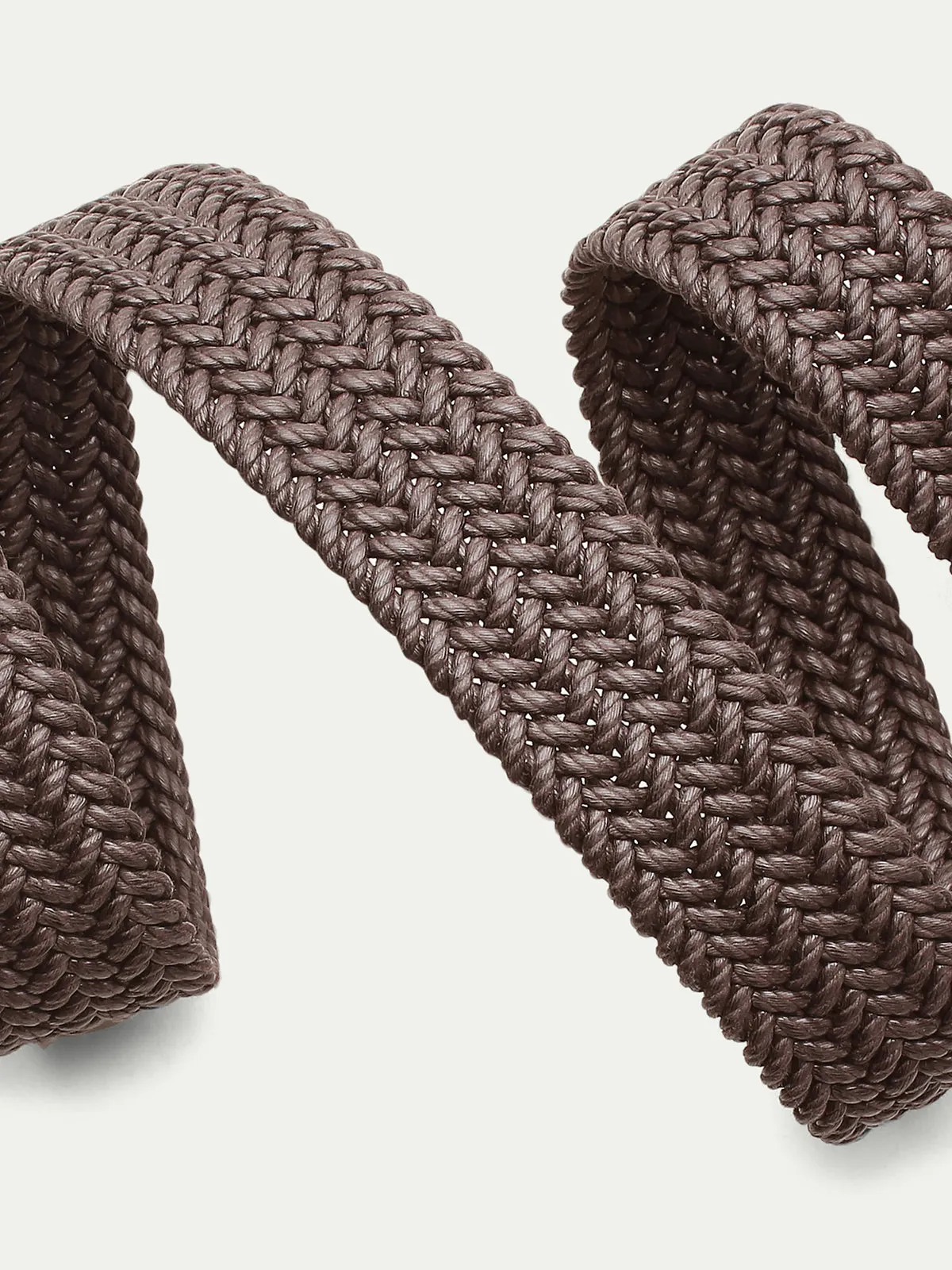 Chocolate Waxed Cotton Belt