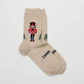 Christmas Mens Crew Socks - Nutcracker