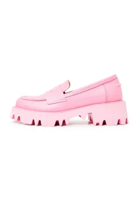 Chunky Platform Loafers - Pink