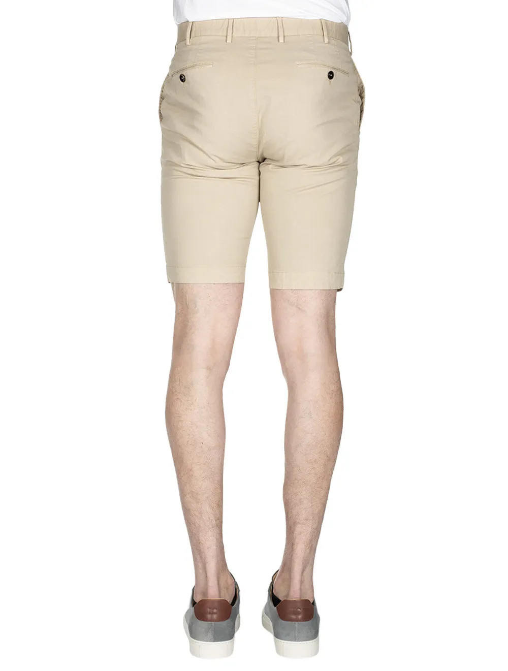 Cotton Shorts Beige