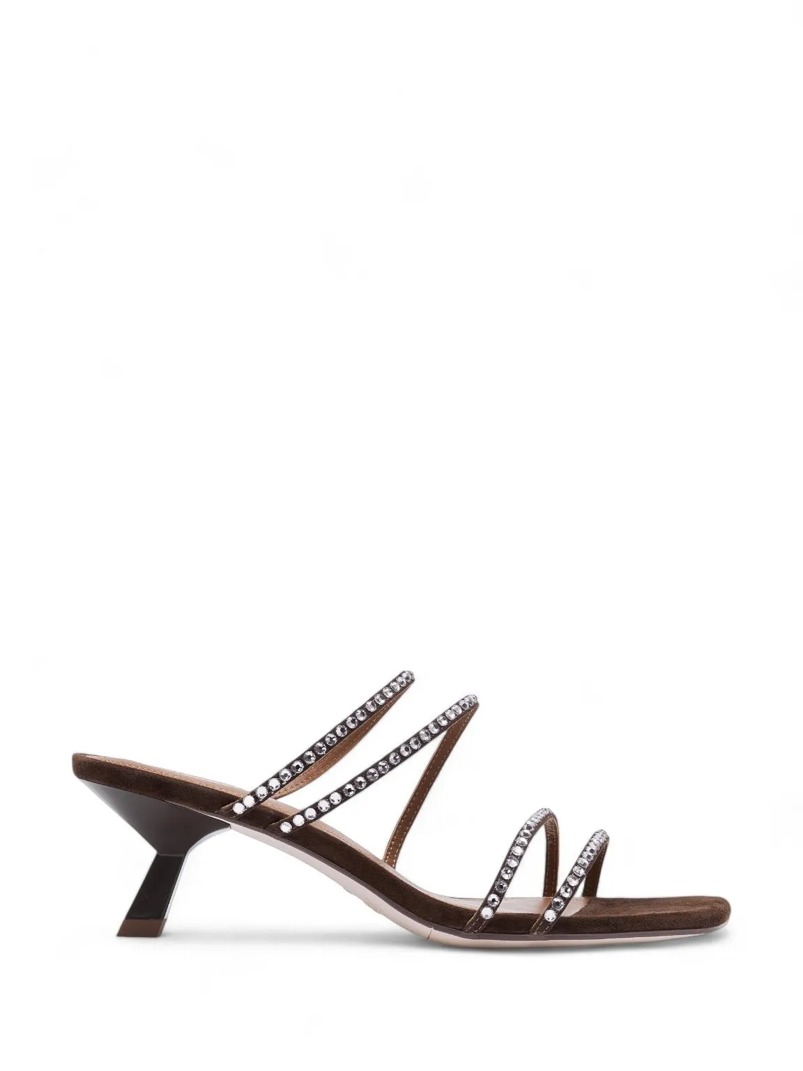 Crystal Cross Strappy Heel