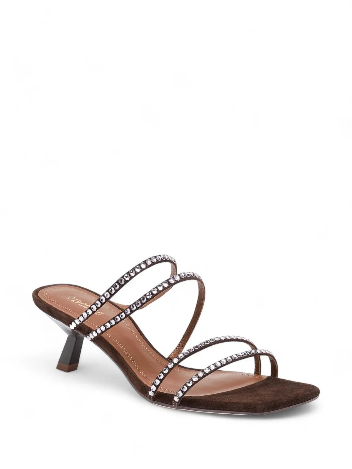 Crystal Cross Strappy Heel