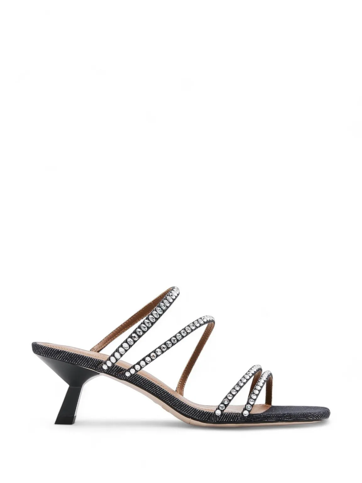 Crystal Cross Strappy Heel