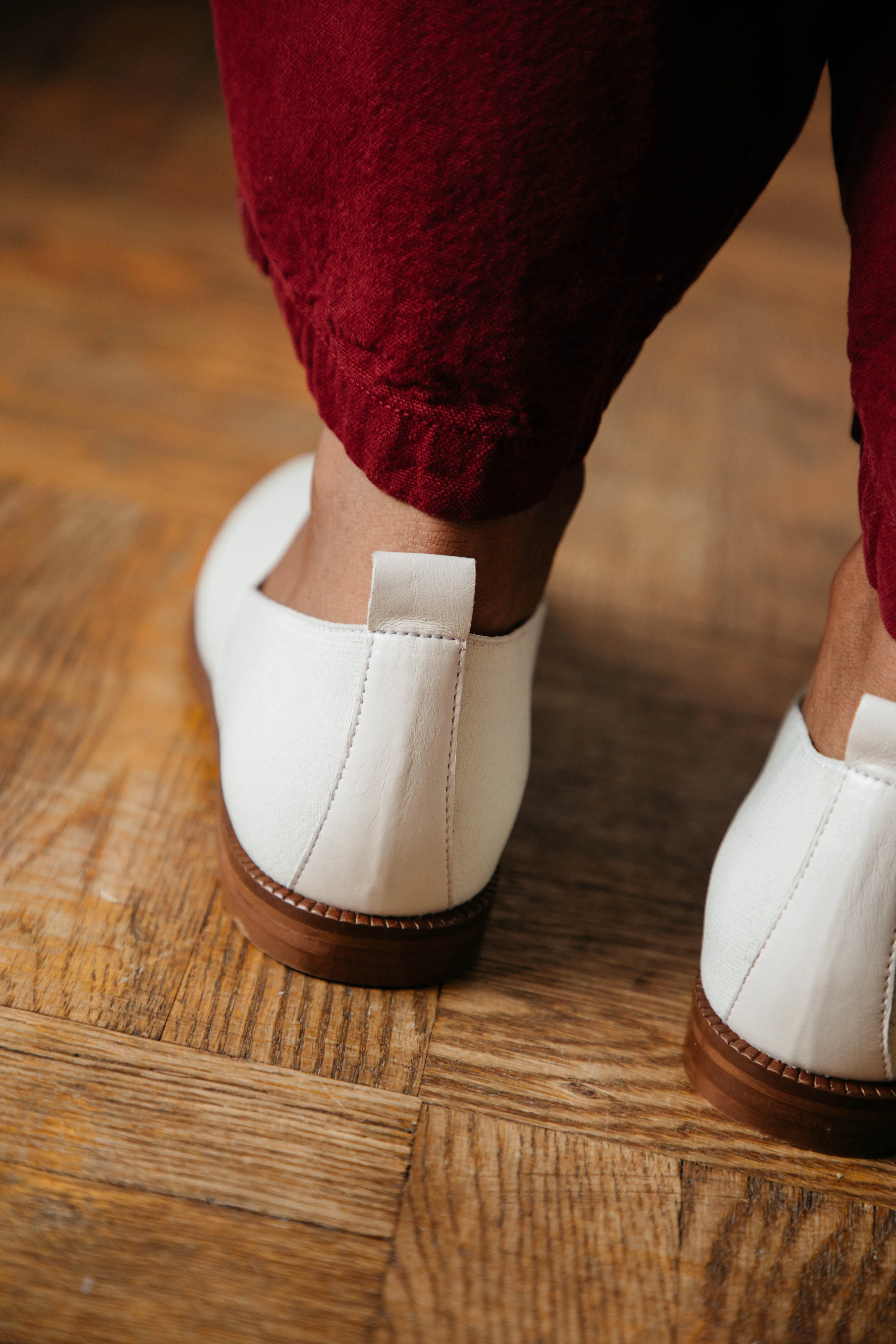 Elastic Marcel Loafer - Cream