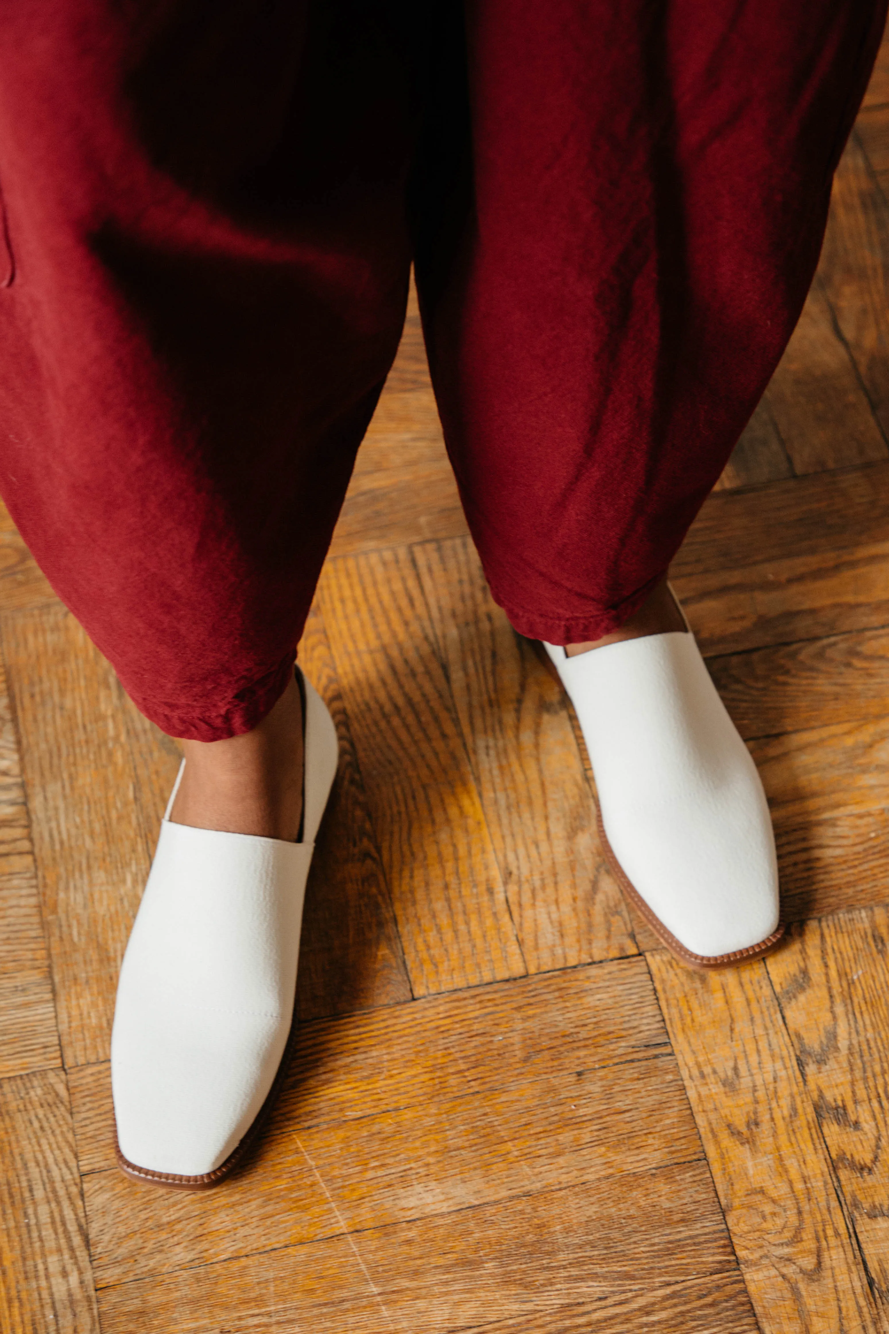 Elastic Marcel Loafer - Cream