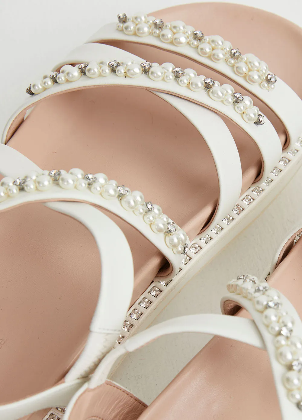 Embellished Track Sandals