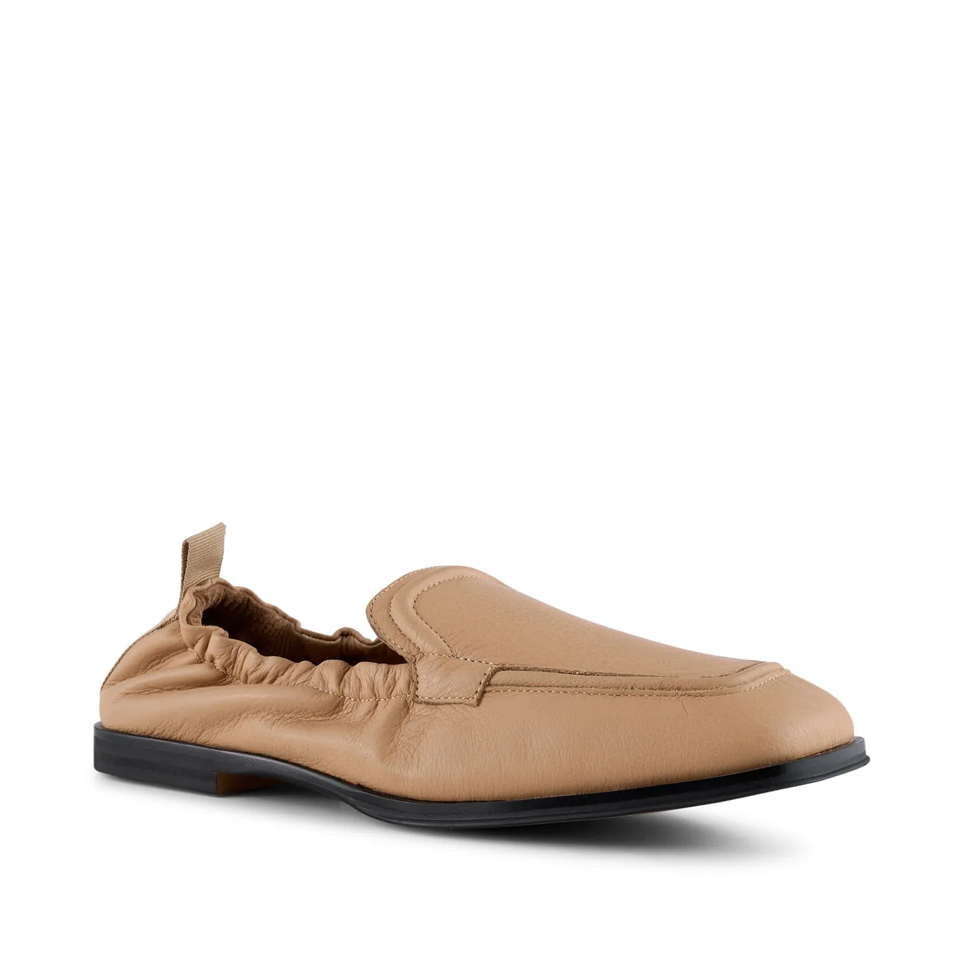 Erika loafer leather - BEIGE GRAIN