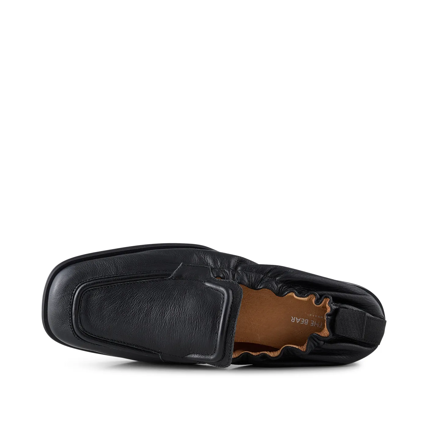 Erika loafer leather - BLACK GRAIN