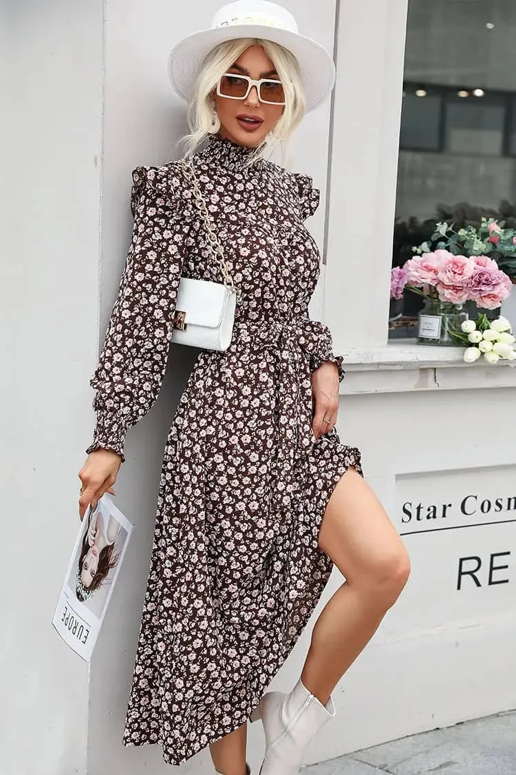 Floral Long Sleeve Dress