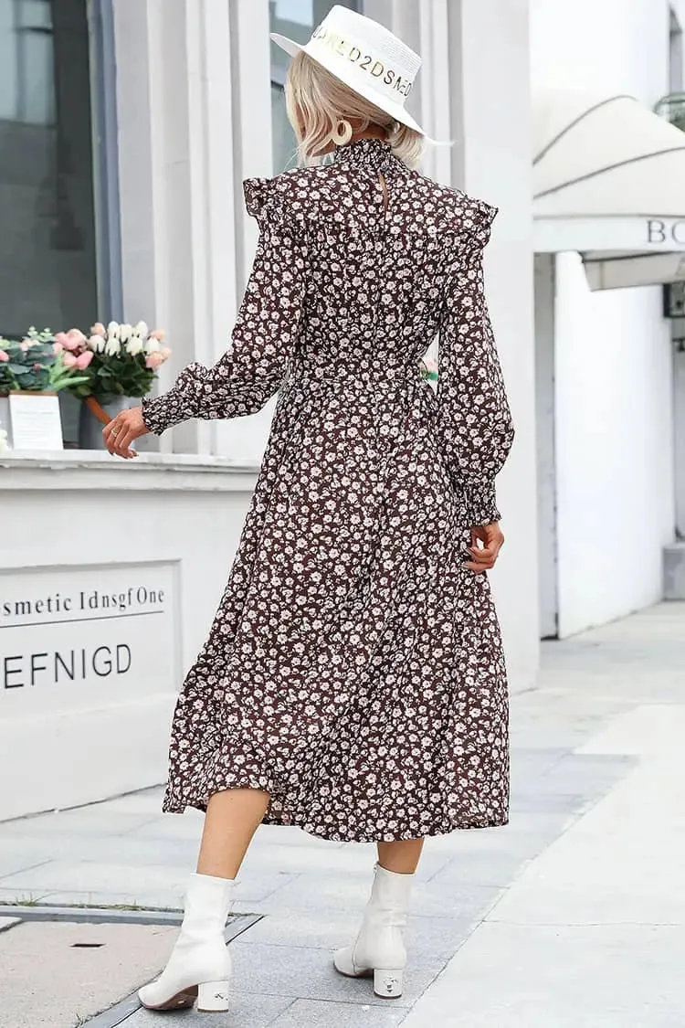 Floral Long Sleeve Dress