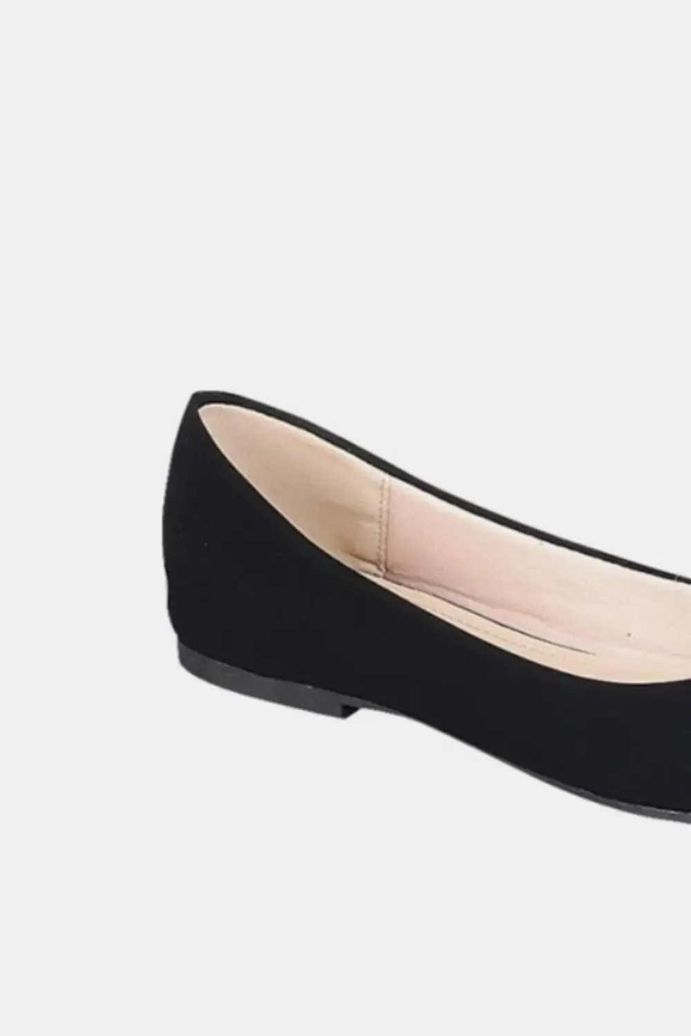 Forever Link Pointy Toe Slip On Flat Loafers