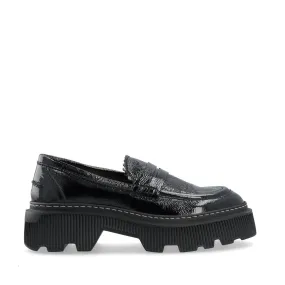 Gemma Black Patent Loafers