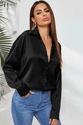 Glossy Black Shirt