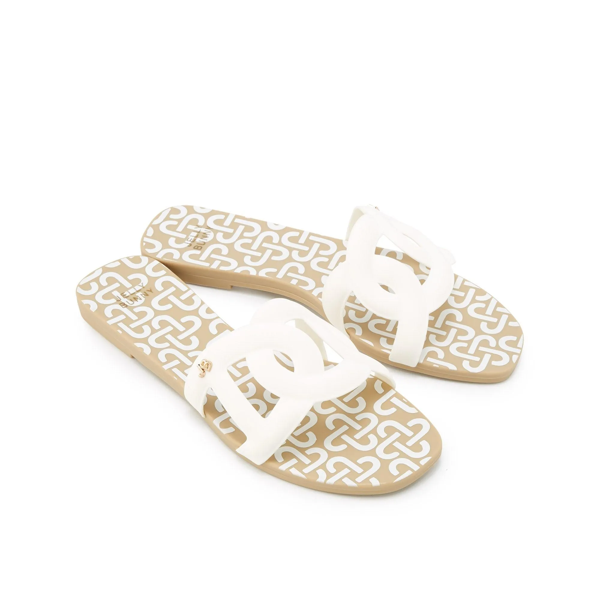 Grase Glis Monogram Shoes White