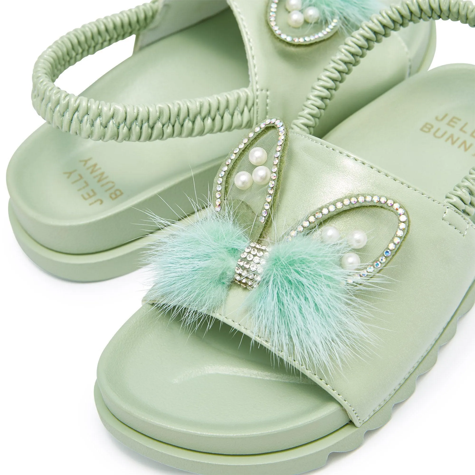 Grase Resort Flat Sandals Green