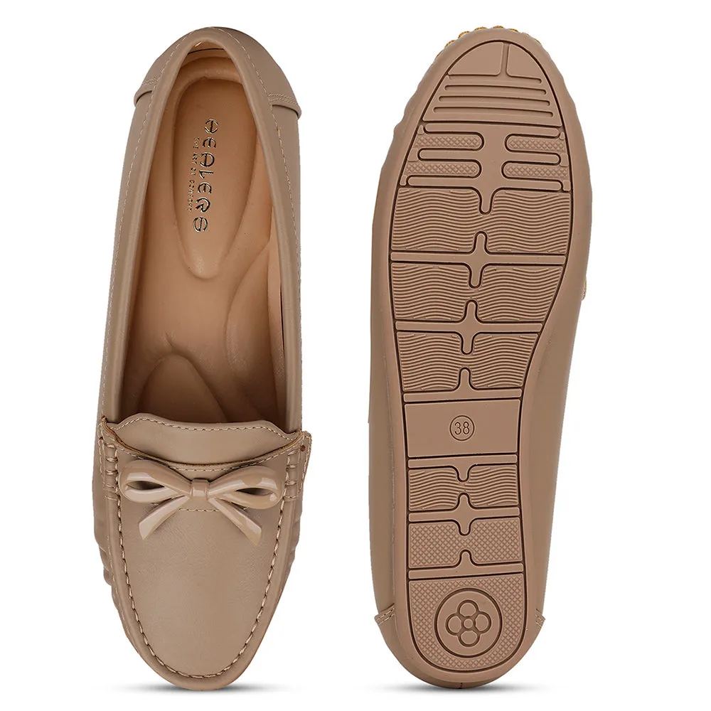 Healers Casual Beige Loafers For Women ZQ-AL-BL01 By Liberty