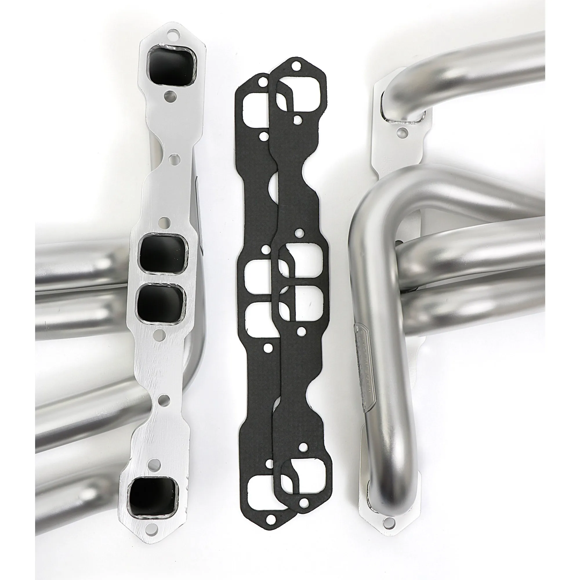 Hedman Hedders Elite Ultra-Duty Headers - 1.75 in Primary - 3 in Collector - Metallic Ceramic - Small Block Chevy - GM Fullsize SUV / Truck 1967-91 - Pair