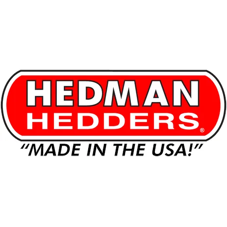 Hedman Hedders Street Headers - 1.625 in Primary - 3 in Collector - Black Paint - Small Block Chevy - GM Fullsize Truck 1988-95 - Pair