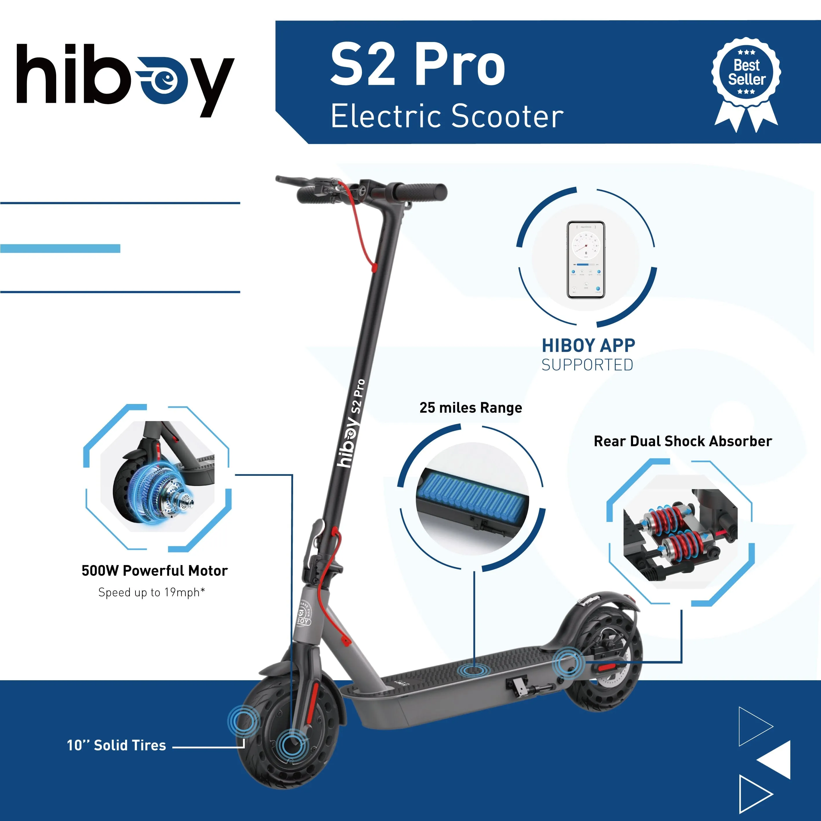 Hiboy S2 Pro Electric Scooter